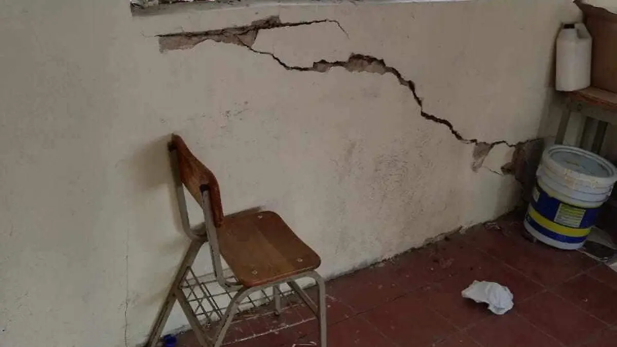 Escuela en malas condiciones Foto. Juan Pablo Toledo